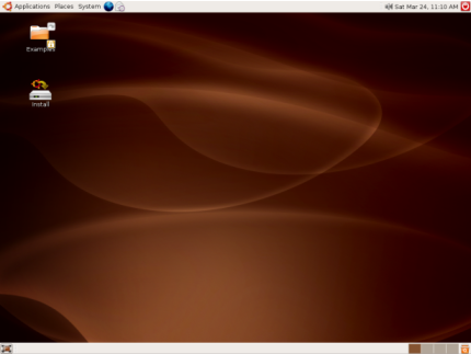 Ubuntu Linux - Running from the live CD