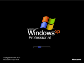 Windows XP booting